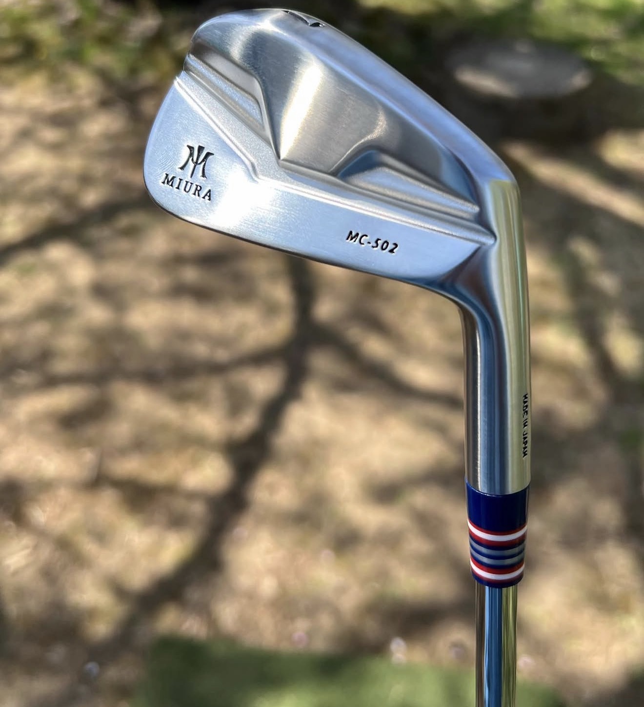 Miura MC-502 iron with a custom BB&Fco ferrule installed